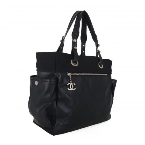 Sell Chanel Paris Biarritz Tote Bag - Black 