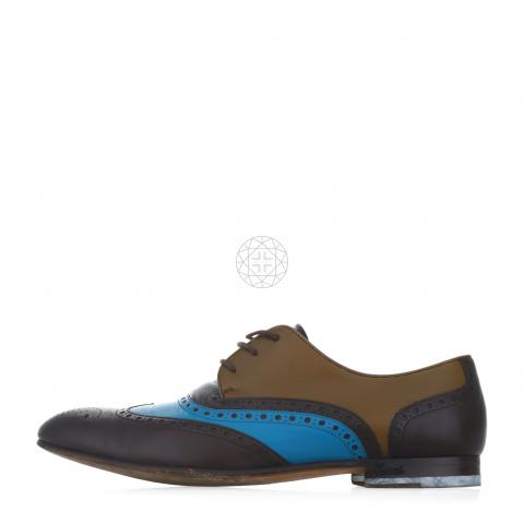 Sell Gucci Tricolor Wingtip Oxfords Brown/Multicolor