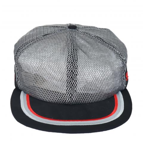 Sell Supreme Silver Metallic Mesh 6 Panel Cap - Grey | HuntStreet.com