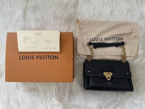 Louis Vuitton Vavin PM Empreinte Leather M44929 Turtledove (taupe) EUC
