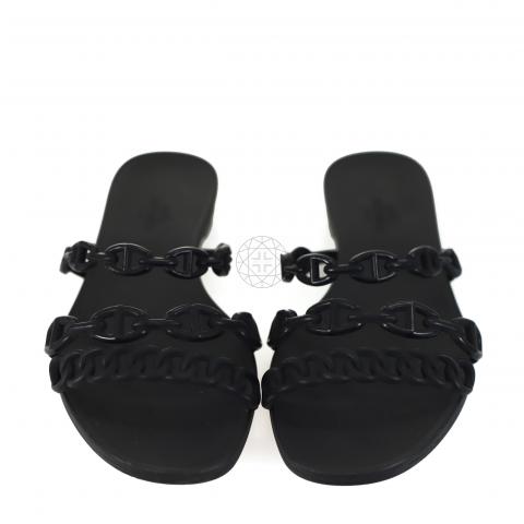 Hermes rivage best sale jelly sandals