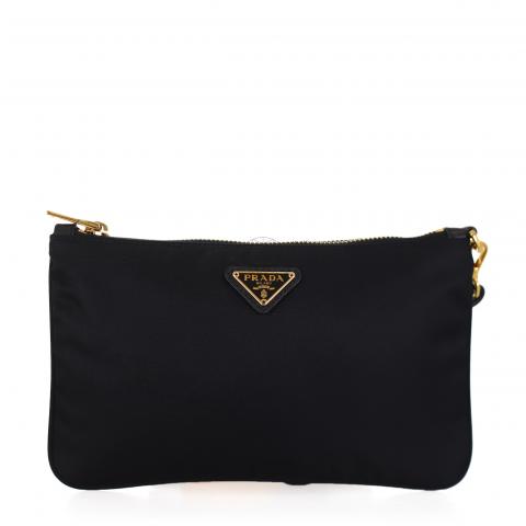 Prada best sale nylon wristlet