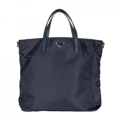 Navy blue nylon hot sale tote bag