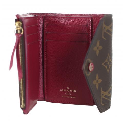 Victorine cloth wallet Louis Vuitton Brown in Cloth - 31786662