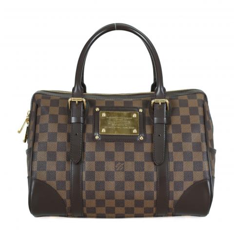 How to Spot Authentic LOUIS VUITTON Damier Ebene Berkeley Satchel Handbag 