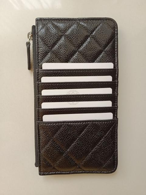 Leather wallet Chanel Black in Leather  23417528