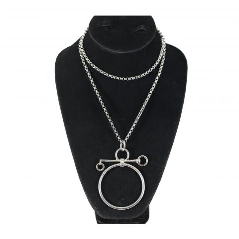 Sell Hermès Mors de Bride Necklace - Silver | HuntStreet.com
