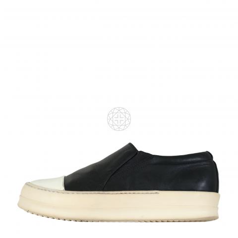 Sell Rick Owens DRKSHDW Leather Slip Ons Black