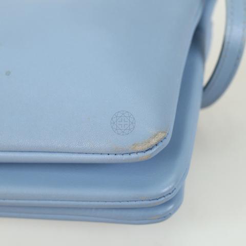 Celine Trio Teal Blue Crossbody Bag ○ Labellov ○ Buy and Sell