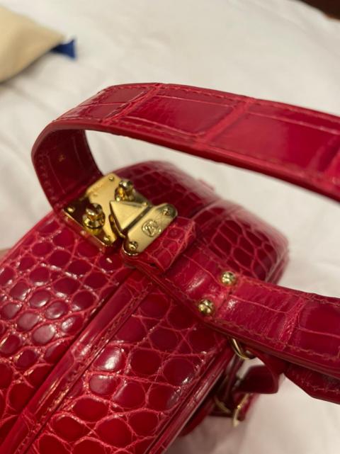 Petite Boite Chapeau Crocodilien Brillant - Handbags