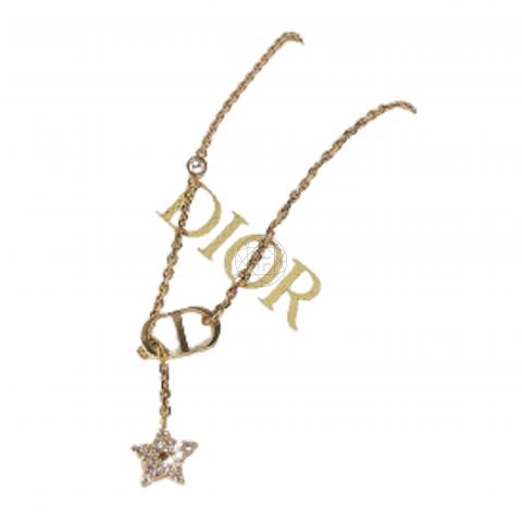 Petit cd necklace Dior Gold in Gold plated  32130399