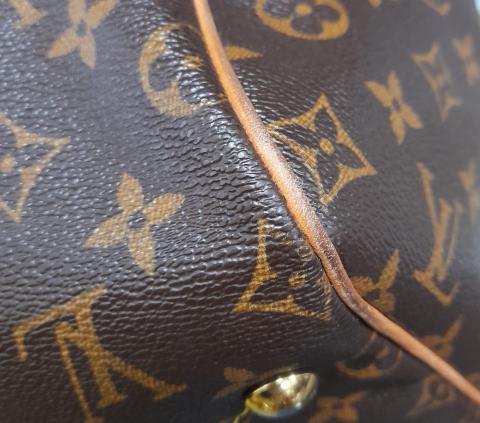 Louis Vuitton Tivoli Handbag Monogram Canvas GM Brown 473131
