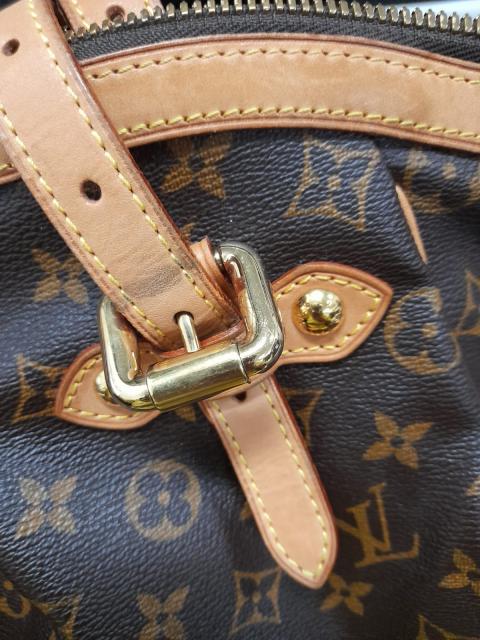 Tivoli cloth handbag Louis Vuitton Brown in Cloth - 24983882
