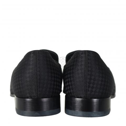 Louis Vuitton Men's Black Petit Damier Solferino Loafer – Luxuria & Co.