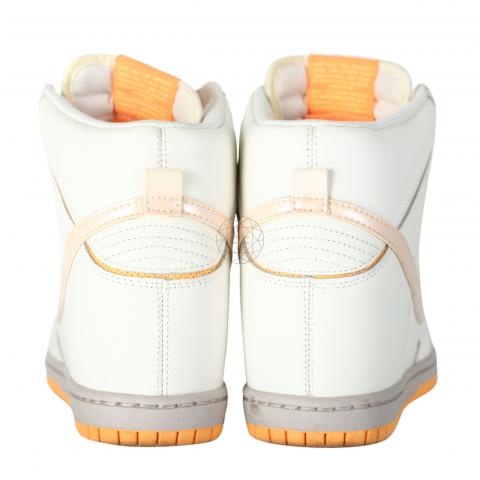 nike sky high wedge white