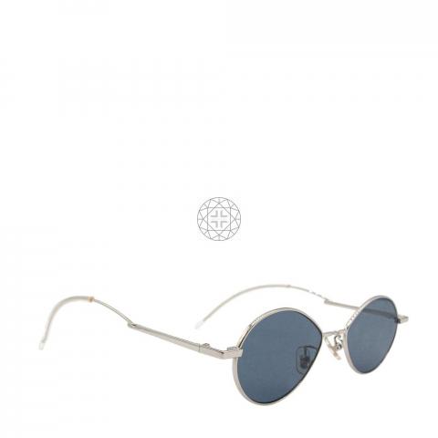 Sell Gentle Monster Silver Cobalt Oval Sunglasses - Silver