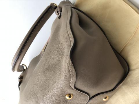 Louis Vuitton Tournon Taurillon Leather Hobo Bag Galet