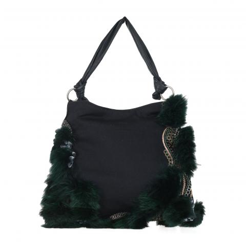 Sell Bagteria Embellished Hobo Bag - Black | HuntStreet.com