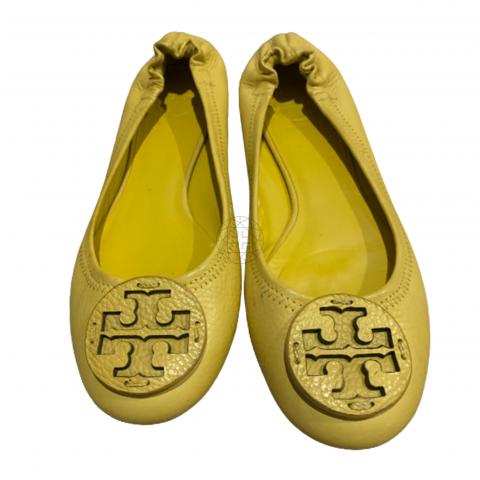 Tory burch yellow discount flats