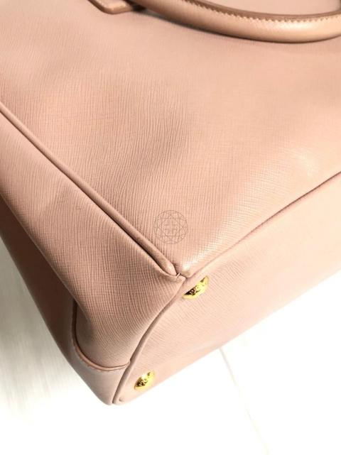 Prada Saffiano Lux Medium Tote Bag Cammeo Nude Colour-Very Good Cond &  Authentic