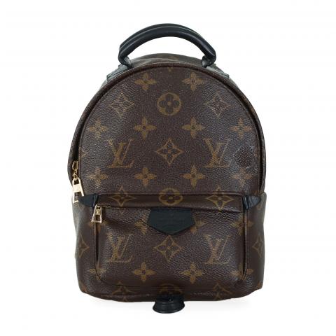 Backpack Louis Vuitton Gold in Suede - 34637684