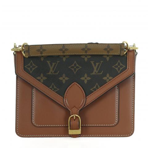 Biface leather handbag Louis Vuitton Brown in Leather - 31496429