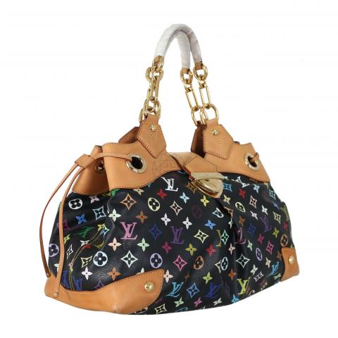 LOUIS VUITTON Ursula Black Monogram Multicolor Bag - LV x Takashi