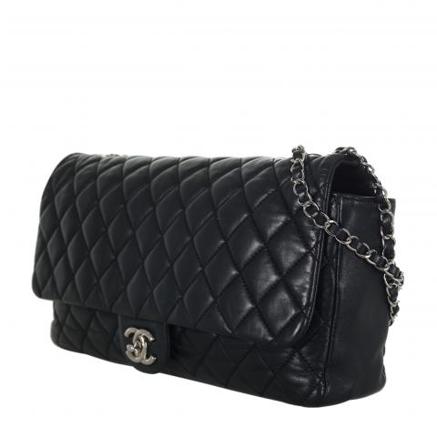 Sell Chanel Jumbo Coco Rain Flap Bag - Black 