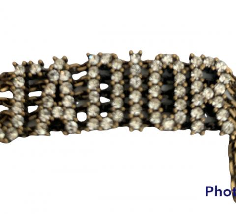 Sell Christian Dior Embellished J'adior Bracelet - Gold