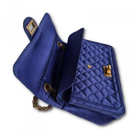 Sell Chanel Medium Satin Reissue Flap Bag - Blue