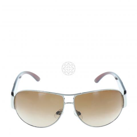 Chanel Aviator Mirrored Sunglasses - Silver Sunglasses, Accessories -  CHA1005920 | The RealReal