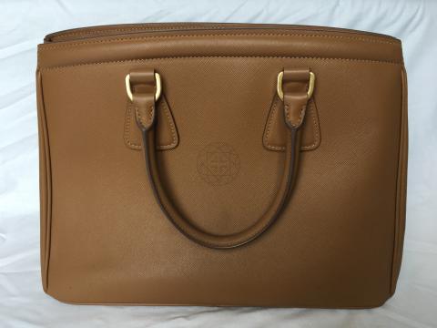 Saffiano Lux Leather Parabole Tote BN2402 – LuxUness