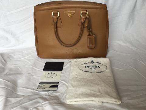 Buy Authentic, Preloved Prada Saffiano Lux Parabole Tote Mint Bags from  Second Edit by Style Theory