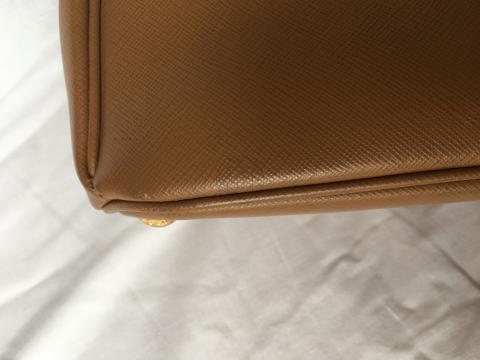 Prada Saffiano Leather Parabole Tote (SHF-18152) – LuxeDH