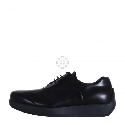 Sell Prada Rubber Platform Oxford Shoes - Black 