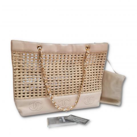 Chanel - woven straw - Gem