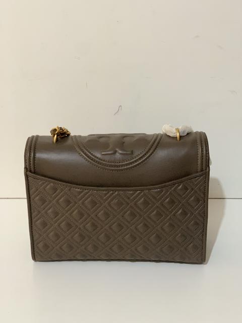 Sell Tory Burch Fleming Convertible Shoulder Bag Grey