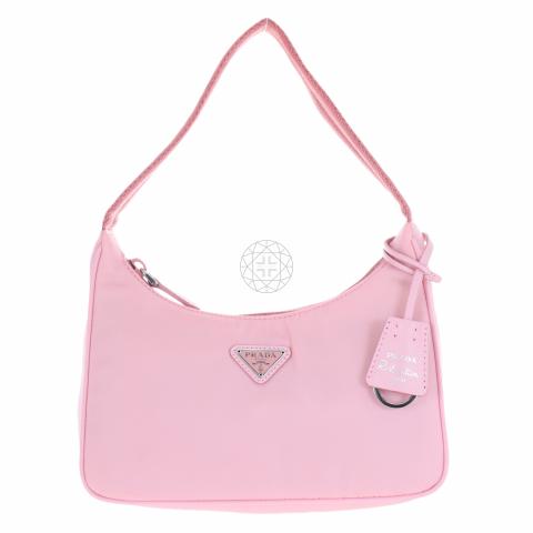 Re-edition 2000 handbag Prada Pink in Polyester - 33360976