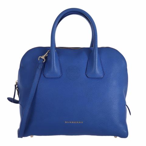 Leather crossbody bag Burberry Blue in Leather - 26050422
