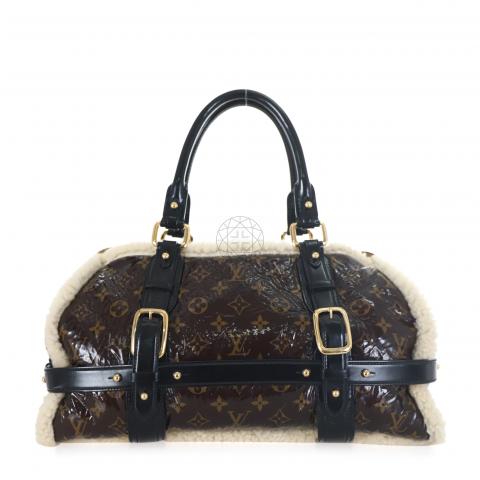 Louis Vuitton Limited Edition Vinyl Monogram Canvas & Shearling