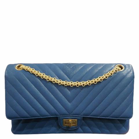 Sell Chanel Chevron 226 Reissue Flap Bag - Blue 