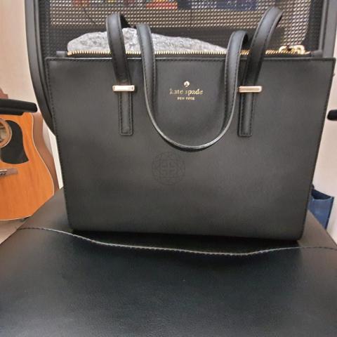 Sell Kate Spade New York Large Leather Tote - Black 