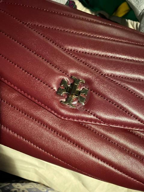 Sell Tory Burch Kira Chevron Top Handle Bag Red