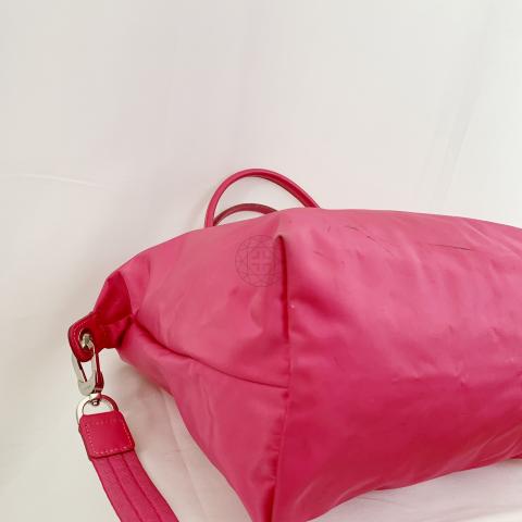 Longchamp Le Pliage Neo Nylon Medium Top-Handle Bag in Pink NWT  671194315821