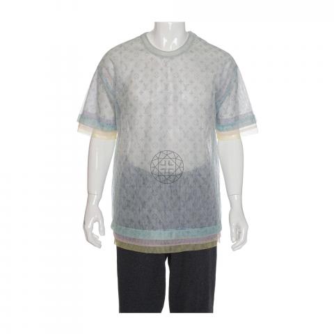 Louis Vuitton, Shirts, Louis Vuitton Monogram Tulle Tshirt