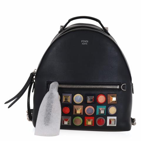 fendi mini backpack sale MONSTER 2018 THE LUX THEORY around top closure Sell Fendi Mini Pyramid Studded
