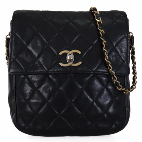 chanel double flap bag inside