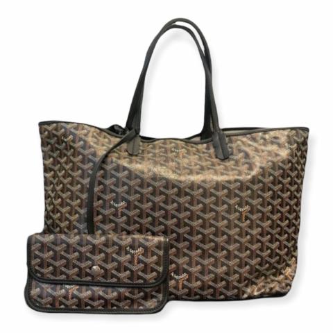 Black Goyard St Louis PM tote bag, MATCHES x Sellier