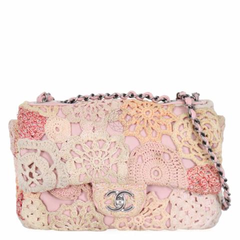 Sell Chanel Crochet Medium Flap Bag - Multicolor 