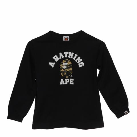Sell A Bathing Ape BAPE KIDS Long Sleeve T-Shirt Black